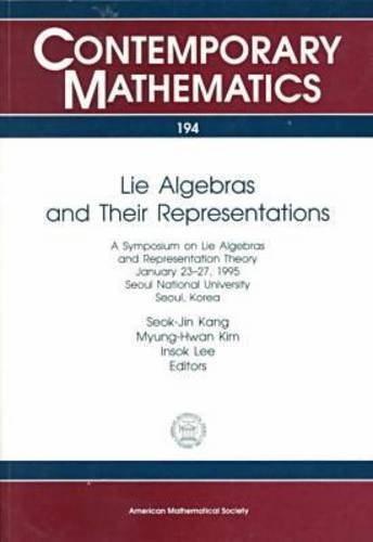 9780821805121: Lie Algebras and Their Representations (Contemporary Mathematics)