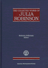 Beispielbild fr The Collected Works of Julia Robinson (Collected Works Series) zum Verkauf von HALCYON BOOKS