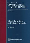 Stock image for Elliptic Functions and Elliptic Integrals Translations of Mathematical Monographs for sale by PBShop.store UK