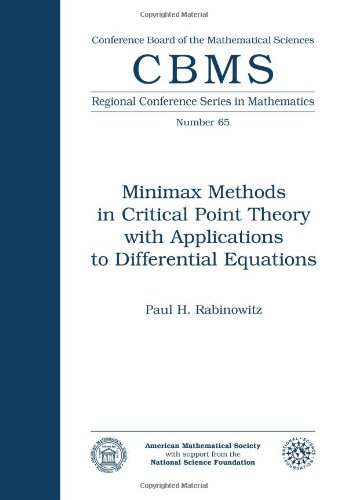 Immagine dell'editore per Minimax Methods in Critical Point Theory with Applications to Differential Equations (Cbms Regional Conference Series in Mathematics 65) venduto da Zubal-Books, Since 1961