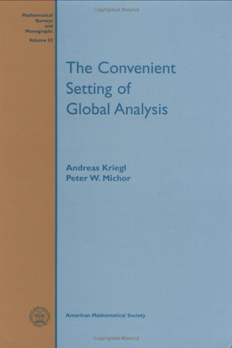 Beispielbild fr The Convenient Setting of Global Analysis zum Verkauf von Buchpark