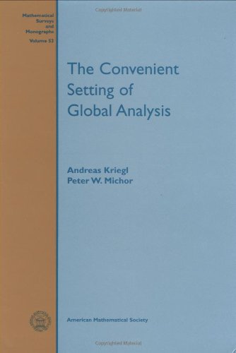 Stock image for The Convenient Setting of Global Analysis for sale by Better World Books