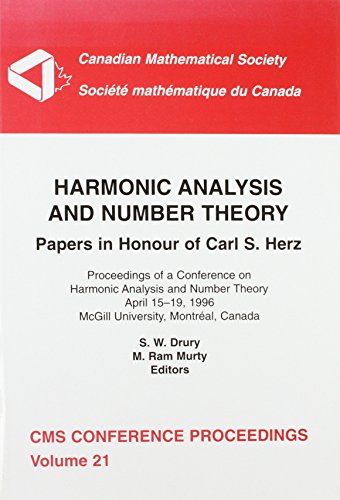 Stock image for Harmonic Analysis and Number Theory: Papers in Honour of Carl S. Herz : Proceedings of a Conference on Harmonic Analysis and Number Theory, April . Mathematical Society Conference Proceedings) for sale by Phatpocket Limited