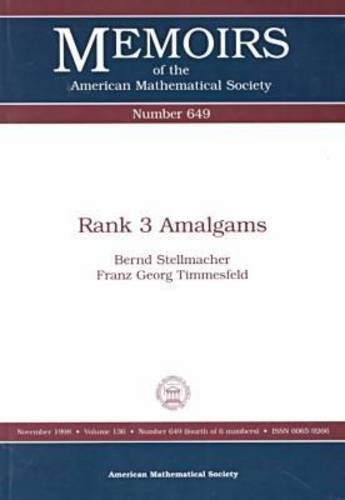 Rank 3 Amalgams.; (Memoirs of the American Mathematical Society, 649.)