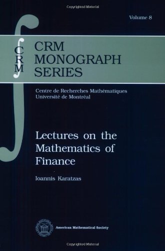 9780821809099: Lectures on the Mathematics of Finance (CRM Monograph Series)