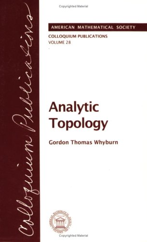 9780821810286: Analytic Topology