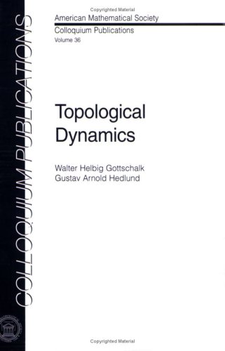Beispielbild fr Topological Dynamics zum Verkauf von Better World Books