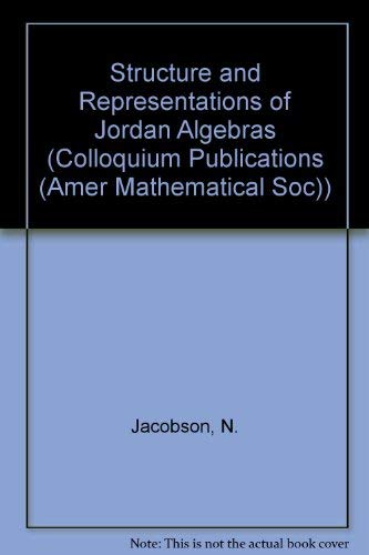 9780821810392: Structure and Representations of Jordan Algebras