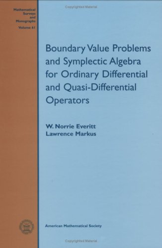 Boundary Value Problems and Symplectic Algebra for Ordinary Differential and Quasi-differential O...