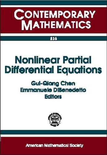 Beispielbild fr Nonlinear Partial Differential Equations: International Conference on Nonlinear Partial Differential Equations and Applications, March 21-24, 1998, Northwestern University (Contemporary Math. 238) zum Verkauf von Madrona Books