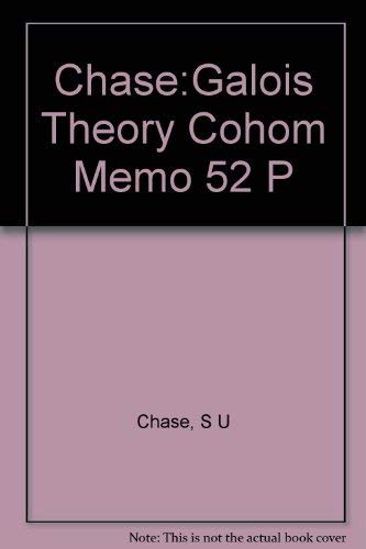 Stock image for Galois theory and cohomology of commutative rings (Memoirs of the American Mathematical Society Number 52) for sale by Zubal-Books, Since 1961