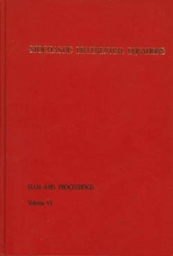 Stochastic Differential Equations (Siam-Ams Proceedings Ser .: No 6)