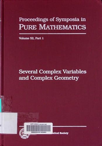 9780821814895: Several Complex Variables and Complex Geometry, Part 1 (Proceedings of Symposia in Pure Mathematics)