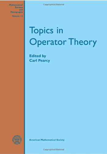Imagen de archivo de Topics in Operator Theory (Mathematical Survey 13) a la venta por Zubal-Books, Since 1961