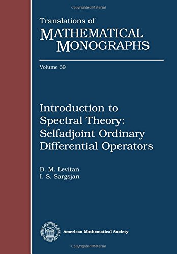 Imagen de archivo de Introduction to spectral theory: selfadjoint ordinary differential operators (Translations of Mathematical Monographs Vol 39) (Translation of Mathematical Monographs Vol 39) a la venta por Phatpocket Limited