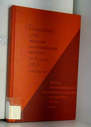 Transactions of the Moscow Mathematical Society (9780821816189) by M.S. Burgin