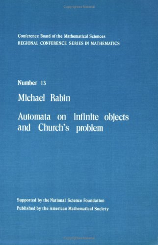 Beispielbild fr Automata on Infinite Objects and Church's Problem (CBMS Regional Conference Series in Mathematics) zum Verkauf von Alexander Books (ABAC/ILAB)