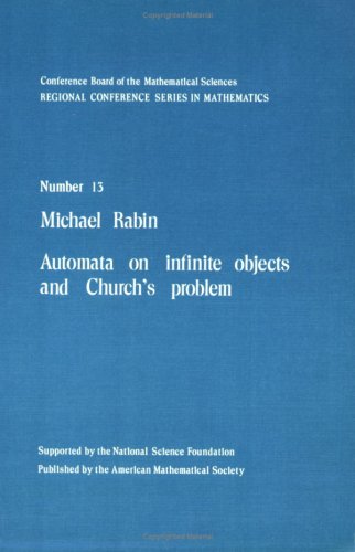 9780821816639: Automata on Infinite Objects and Church's Problem (CBMS Regional Conference Series in Mathematics)