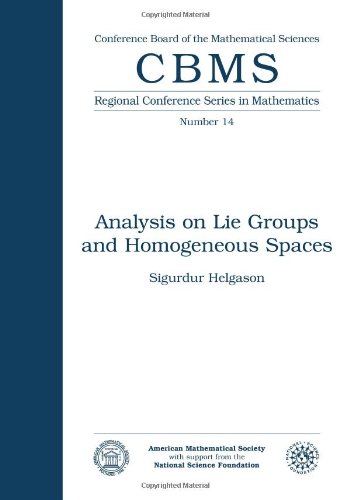 Stock image for Analysis on Lie Groups and Homogeneous Spaces for sale by Revaluation Books