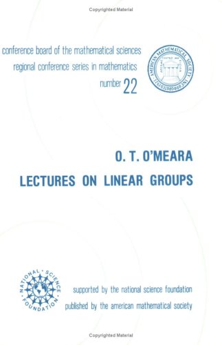 9780821816721: Lectures on Linear Groups