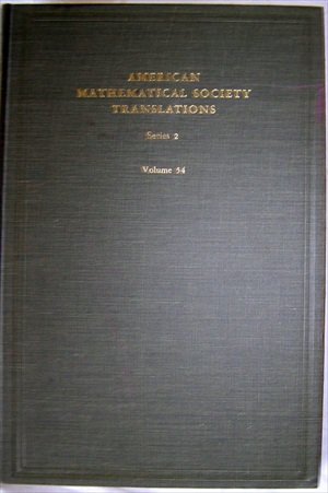 Fifteen Papers on Analysis (American Mathematical Society Translations--series 2, 54) (9780821817544) by Unknown Author