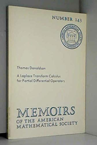 Stock image for A Laplace Transform Calculus for Partial Differential Operators for sale by Zubal-Books, Since 1961
