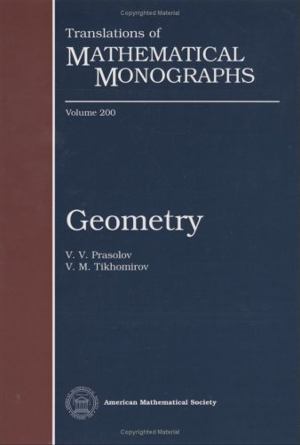 Stock image for Geometry (Translations of Mathematical Monographs) for sale by Webster's Bookstore Cafe, Inc.