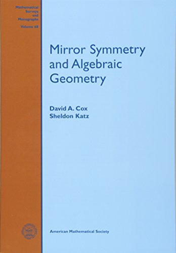 9780821821275: Mirror Symmetry And Algebraic Geometry (Mathematical Surveys and Monographs)