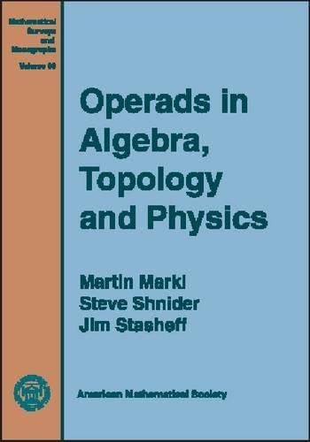 9780821821343: Operads in Algebra, Topology and Physics (Mathematical Surveys & Monographs): No. 96 (Mathematical Surveys and Monographs)