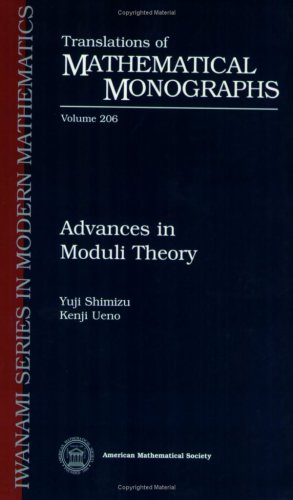 Stock image for Advances in Moduli Theory (Translations of Mathematical Monographs) for sale by Grey Matter Books