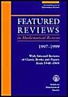 Stock image for Featured Reviews in Mathematical Reviews: 1997-1999 for sale by Moe's Books