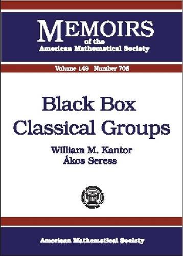 Stock image for Black Box Classical Groups for sale by Books Puddle