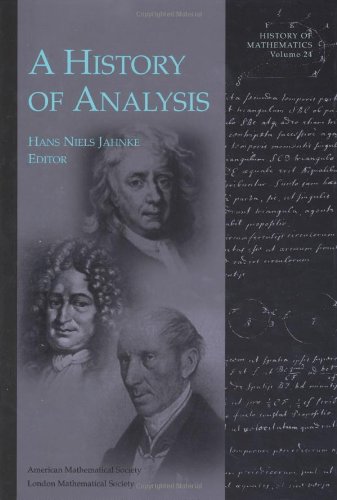 9780821826232: A History of Analysis (History of Mathematics)