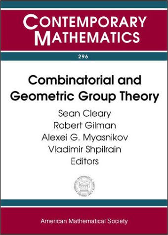 9780821828229: Combinatorial and Geometric Group Theory: Ams Special Session, Combinatorial Group Theory, November 4-5, 2000, New York, New York : Ams Special Session, Computational Group Theory, April