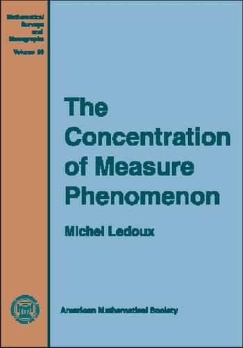 9780821828649: The Concentration of Measure Phenomenon: No. 89 (Mathematical Surveys and Monographs)