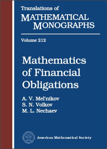 Imagen de archivo de Mathematics of Financial Obligations (Translations of Mathematical Monographs) a la venta por HPB-Red