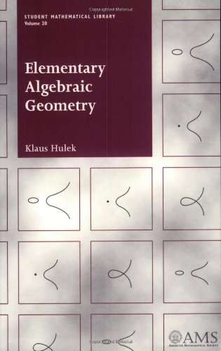 Beispielbild fr Elementary Algebraic Geometry (Student Mathematical Library) zum Verkauf von WorldofBooks