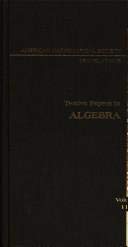 9780821830741: Twelve Papers in Algebra