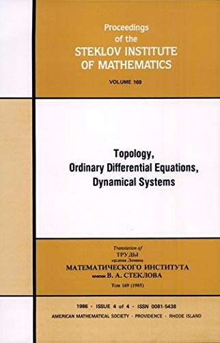 9780821831007: Topology, Ordinary Differential Equations, Dynamical Systems: A Collection of Survey Articles, Pt II