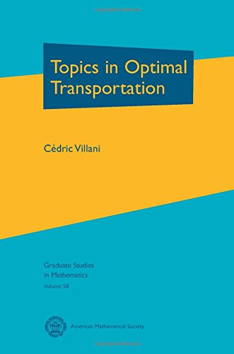 Topics in Optimal Transportation (Graduate Studies in Mathematics, Vol. 58) - Cedric Villani