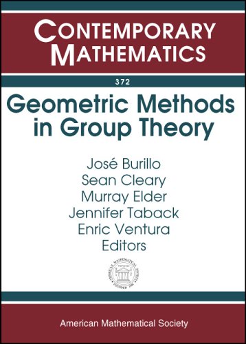 Stock image for Geometric Methods In Group Theory: Ams Special Session Geometric Group Theory, October 5-6, 2002, Northeastern University, Boston, Massachusetts : . 18-21, 2003 Sevi (Contemporary Mathematics) for sale by HPB-Red
