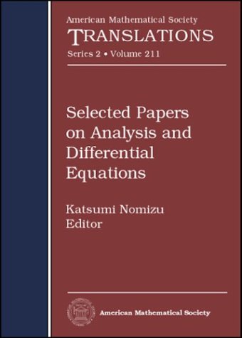 Beispielbild fr Selected Papers on Analysis and Differential Equations (American Mathematical Society Translations Series 2, Volume 211) zum Verkauf von Row By Row Bookshop