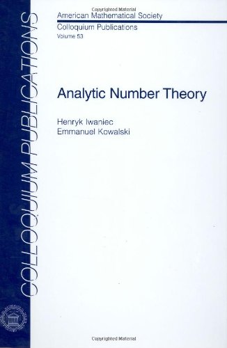 Beispielbild fr Analytic Number Theory (Colloquium Publications, Vol. 53) (Colloquium Publications (Amer Mathematical Soc)) zum Verkauf von dsmbooks