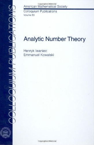 9780821836330: Analytic Number Theory (Colloquium Publications)