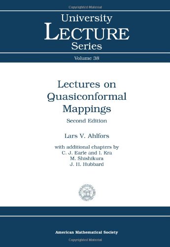 Imagen de archivo de Lectures on Quasiconformal Mappings (University Lecture Series) (University Lecture Series, 38) a la venta por GF Books, Inc.