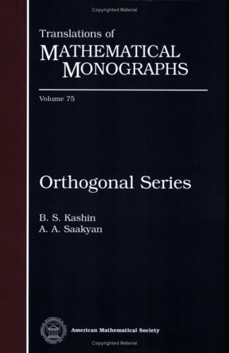 9780821837894: Orthogonal Series (Translations of Mathematical Monographs, 75)