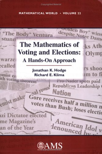 9780821837986: Mathematics of Voting and Elections: A Hands-On Approach (Mathematical World)