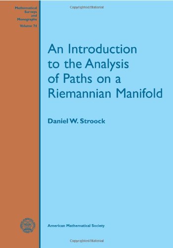 9780821838396: An Introduction to the Analysis of Paths on a Riemannian Manifold (Mathematical Surveys and Monographs)