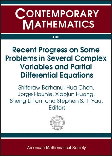Stock image for Recent Progress on Some Problems in Several Complex Variables And Partial Differential Equations: International Conference Partial Differential Equations and Several Complex Variables Wuhan University, Wuhan, china June 9-13, 2004 / International C for sale by Revaluation Books