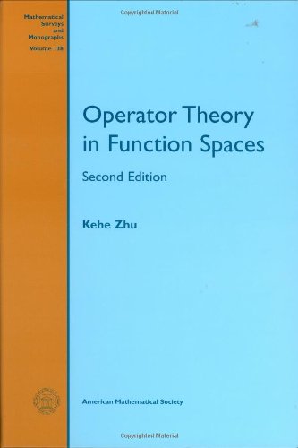 Imagen de archivo de Operator Theory in Function Spaces (Mathematical Surveys and Monographs) a la venta por dsmbooks